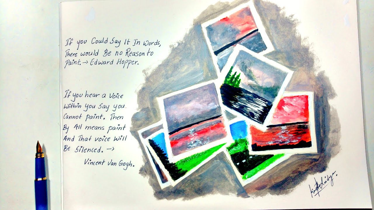 Oil Painting in Sketchbook YouTube