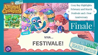 ACNH Hard Mode ~ Cozy Bay ~ FESTIVALE and FINALE!!
