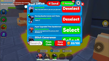 🎁 I got a free chef tv man from the post office😱 Day 1 of checking post office until chef 📺complete