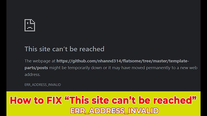 Lỗi this site cant be reached khi vào web năm 2024