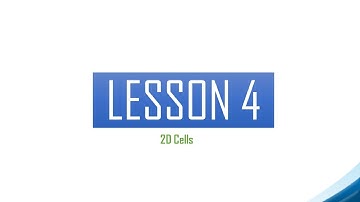 MicroStation Connect  -  2D Cells - Lesson 4
