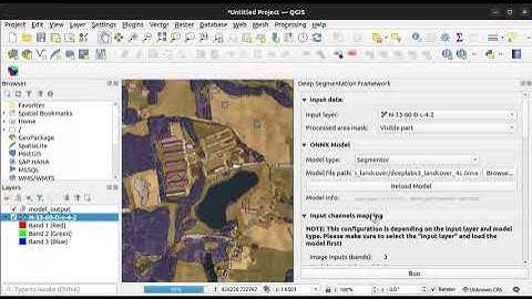 QGIS Deep Learning Segmentation demo
