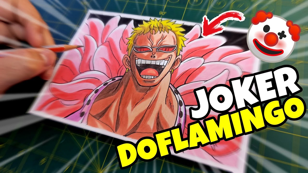 DOFLAMINGO de ONE PIECE Como Desenhar passo a passo 