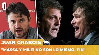 Juan Grabois: "Massa y Milei no son lo mismo. Fin"