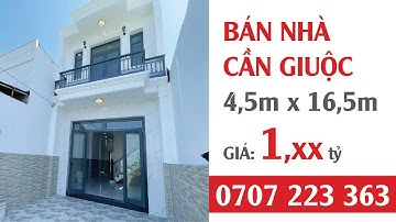 BÁN NHÀ CẦN GIUỘC - ĐƯỜNG DT 835 - GIÁ 1 TỶ XXX