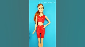 3 How to make Dresses with Balloons for Barbie #Shorts