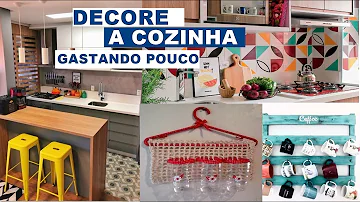 Como organizar cozinha pequena gastando pouco?