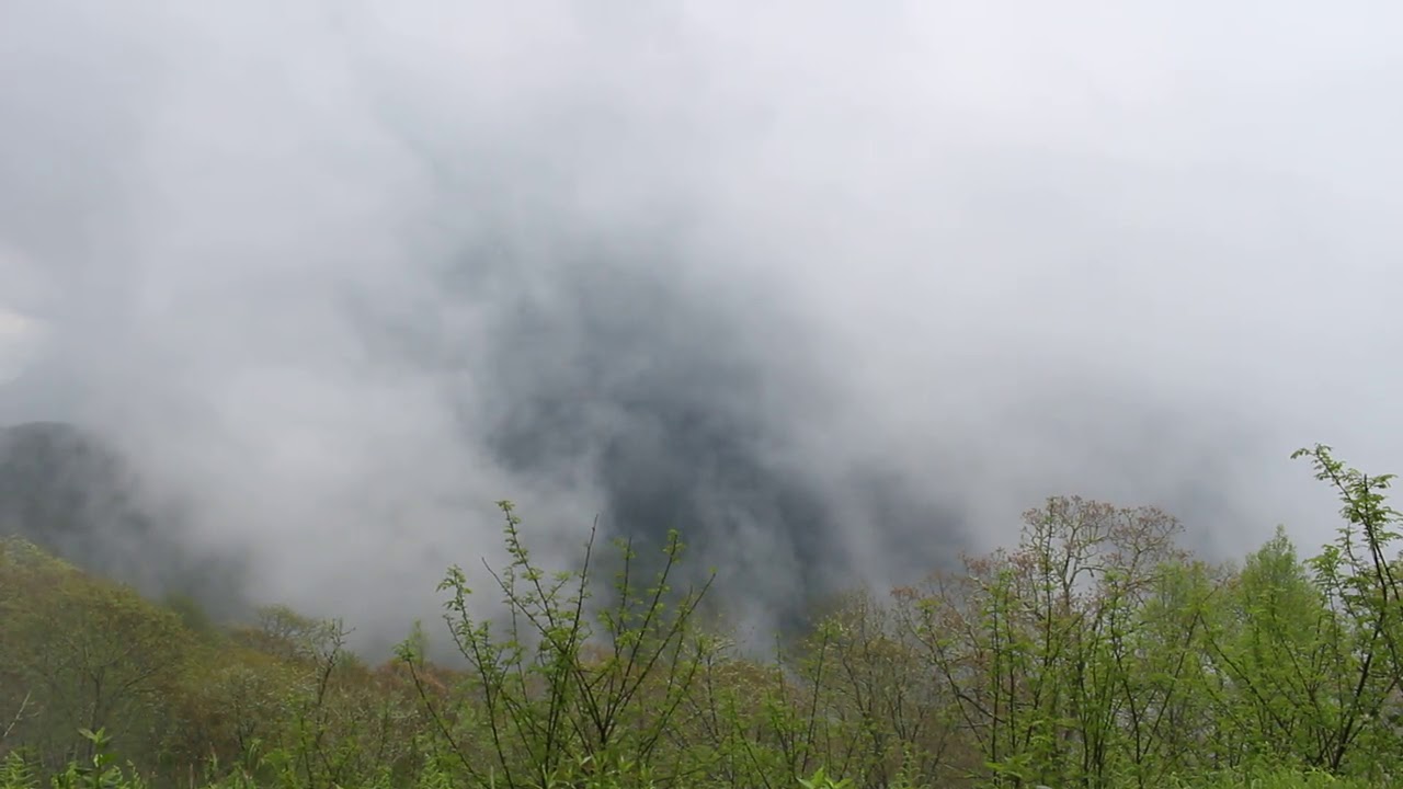 Fog on the Blue Ridge Parkway - YouTube