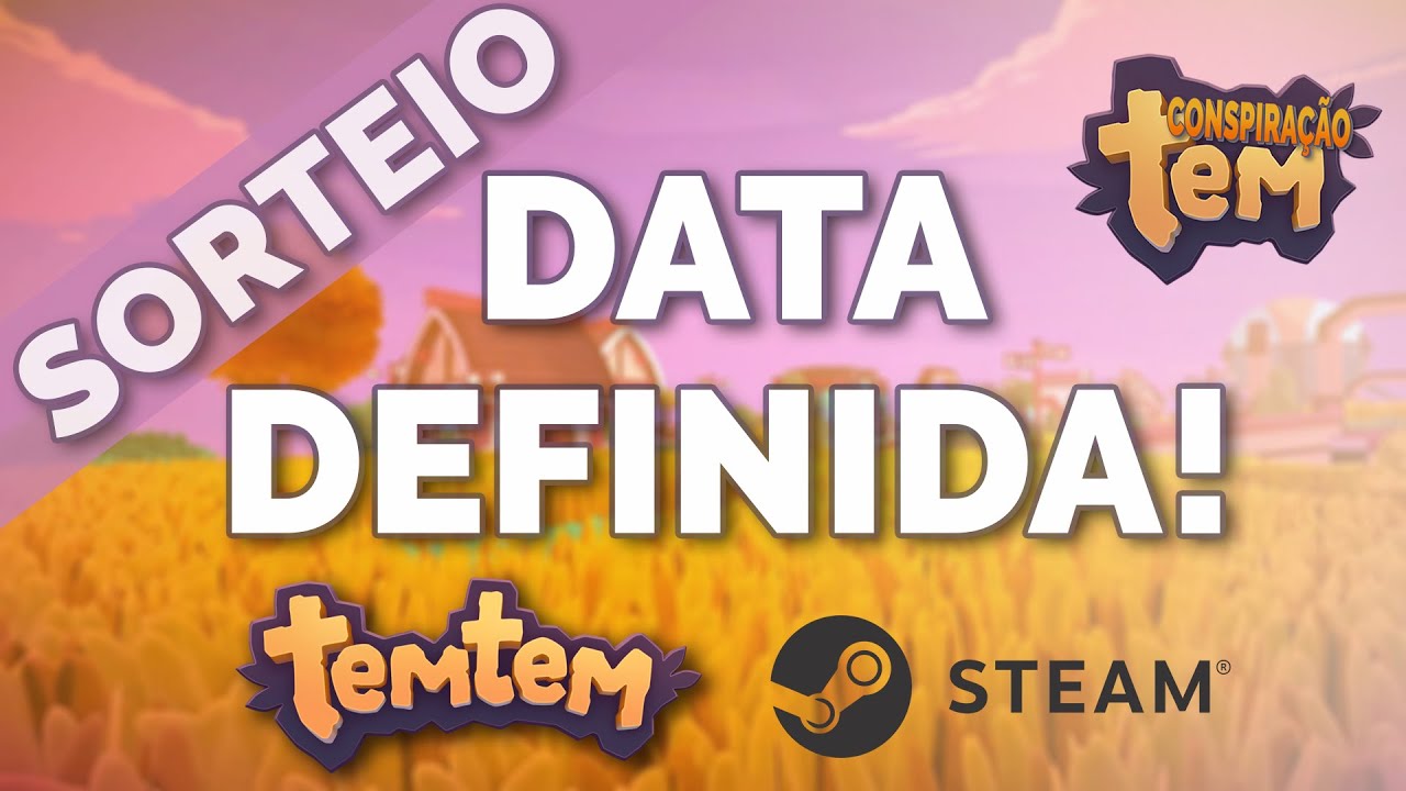 ALCANÇAMOS A META 🥳 SORTEIO TEMTEM NA STEAM 💌 DATA MARCADA PARA O GIVEAWAY! MUITO OBRIGADO! 🙏