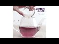 Anti aging lemon and purple tea toner