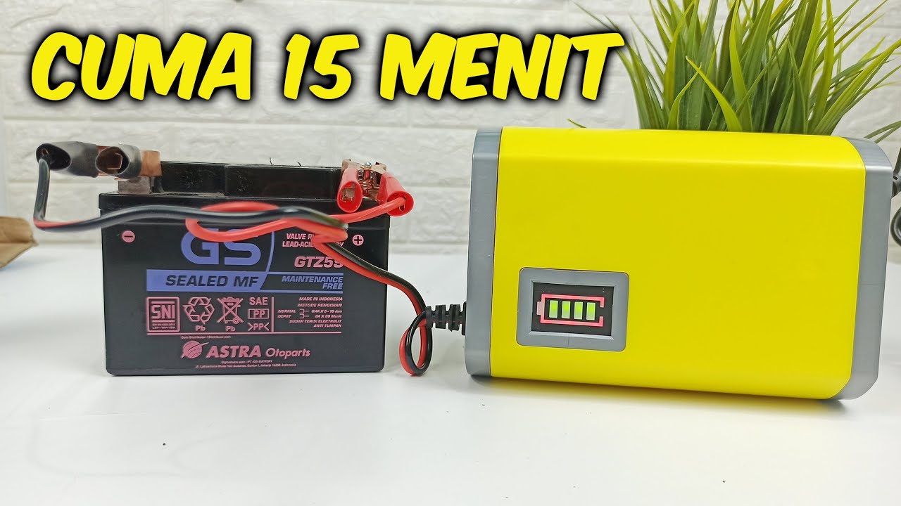 Review Charger Aki Portable 12V 6A, Sampai Penuh Cuma 15 Menit
