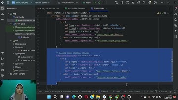 Membuat program rumus bangun datar menggunakan aplikasi Android Studio TugasKuliah #PemogramanMobile