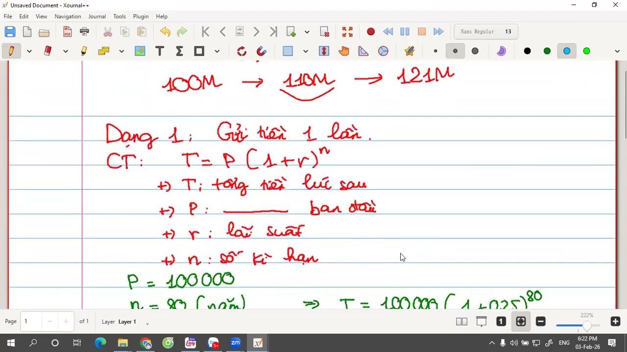 Bài toán lãi suất