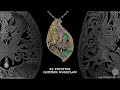 3D Printing Common Workflow Art Nouveau Pendant 3D JEWELRY TUTORIAL BLENDER NETFABB HALOTBOX