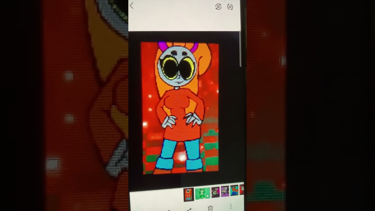 Pixel picture Playtime 20 squirrel