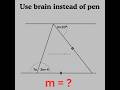 Basic mathematics Triangle problem algebra tricky problem #mathteacher #mathlover #mathfun #algebra