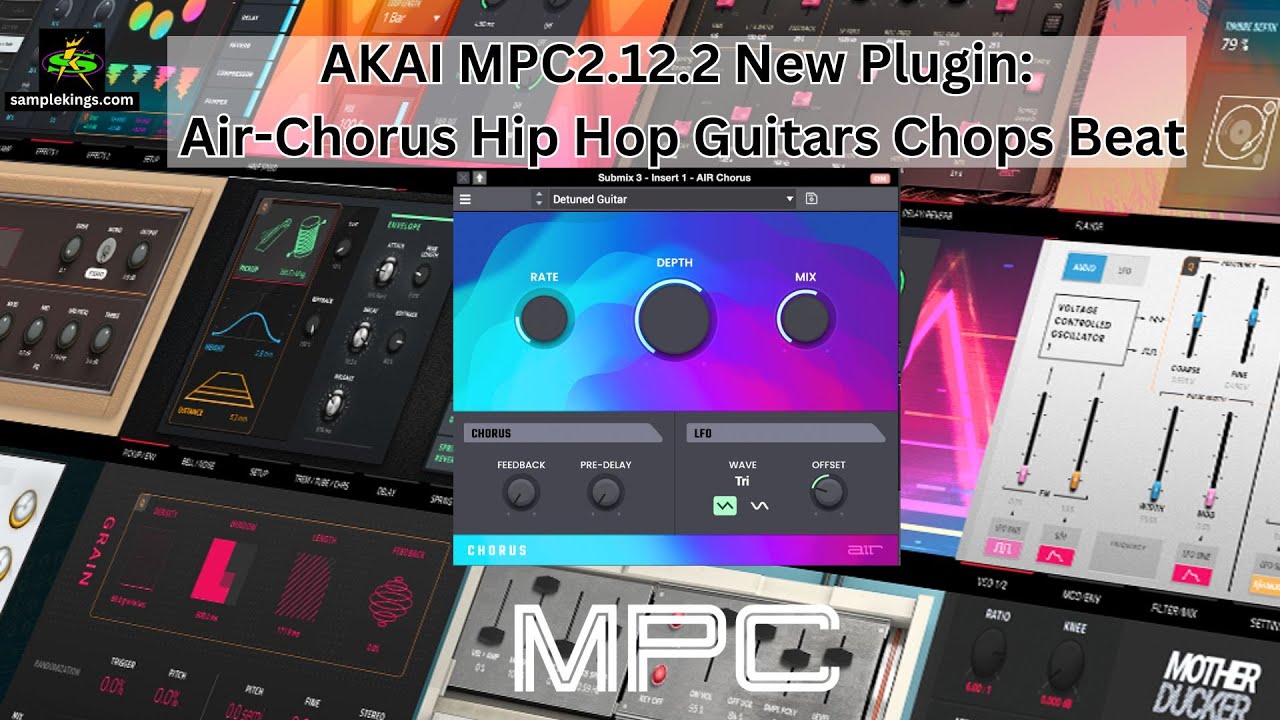 New MPC 2.12.2 Air Chorus: Hip Hop Guitar Chops Chorus