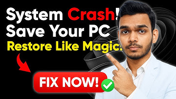 💻 Save Your PC from Crashes | Windows Restore Point Explained