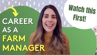 FARM MANAGER CAREER | What you should know before choosing this career!! by Hashtag Career Goals 9,083 views 3 years ago 32 minutes