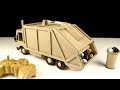 Comment faire un camion  ordures  des jouets de camion incroyables