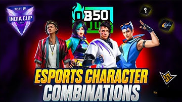 TOP CHARACTER COMBINATION LIKE ESPORTS PLAYER (OB50) | TOP SKILLS REAVELED!