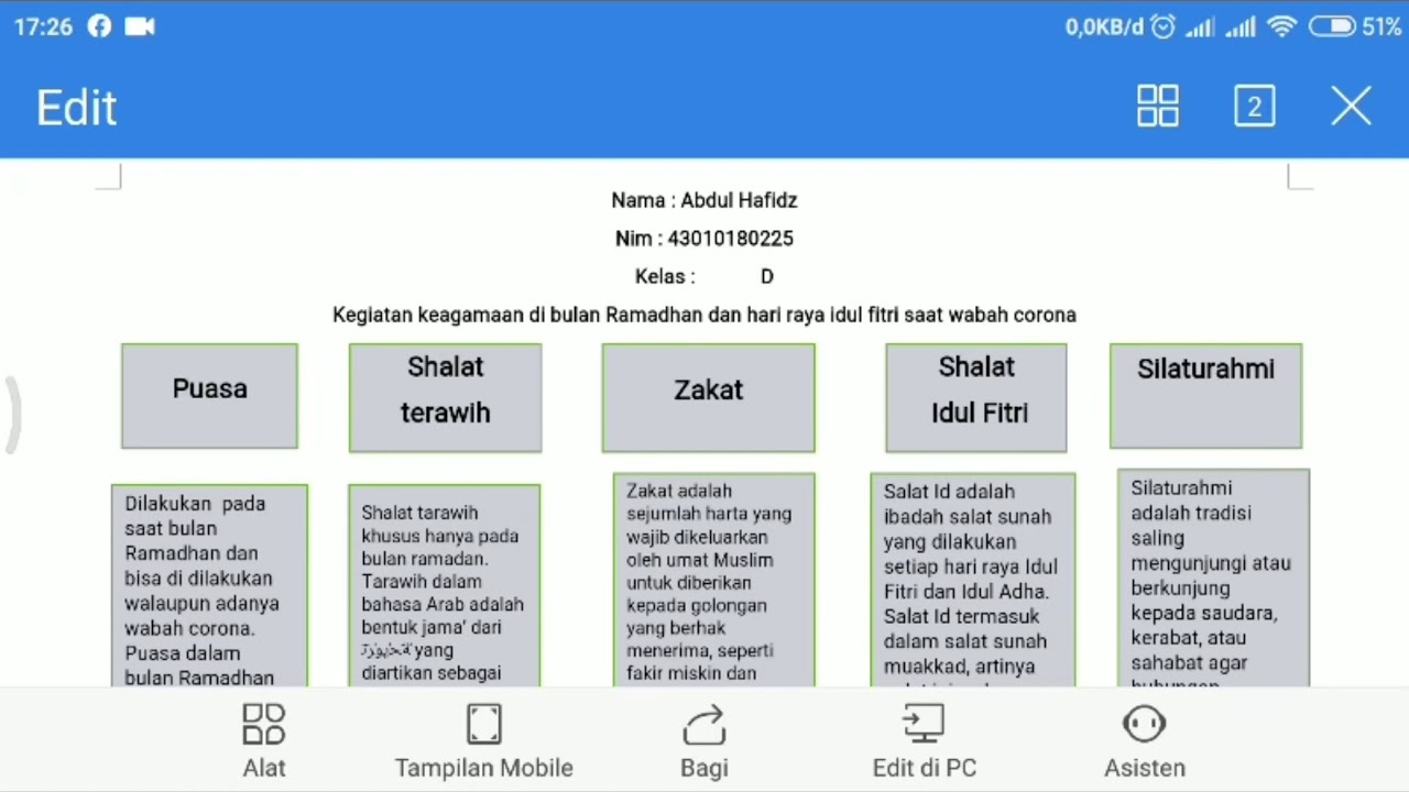 Tugas Uas Metodologi Studi Islam - YouTube