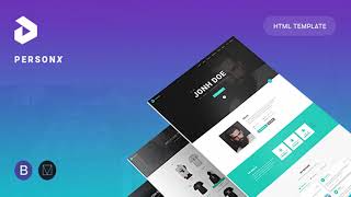 PersonX - Material Design Personal Template | Themeforest Website Templates and Themes