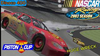 Mcqueen Races at Motor Speedway