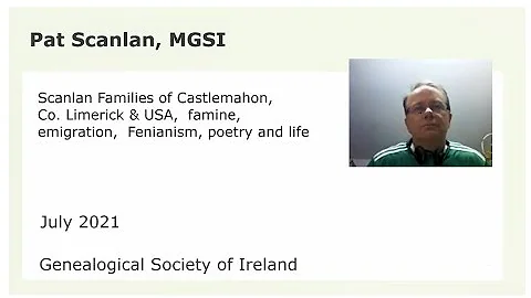 Pat Scanlan Talk July 2021