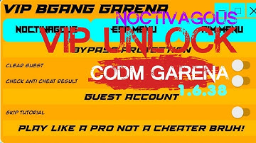 FREE CODM:GARENA | MOD MENU 1.6.38.VIP CHEAT(OUTDATED)