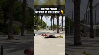 Fix Poor Posture in 30 Seconds | Superman W Pull Exercise