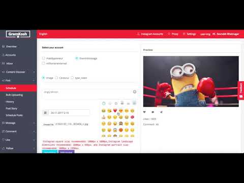 GramKosh - Emoji Integration