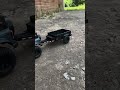 TRX4M Area 51 bronco with utility trailer and light kit 😬✨👾