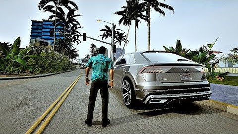 GTA Vice City Remastered 2023 Audi Q8 Real Life Graphics MOD w/ Quantv 2022 GAMEPLAY