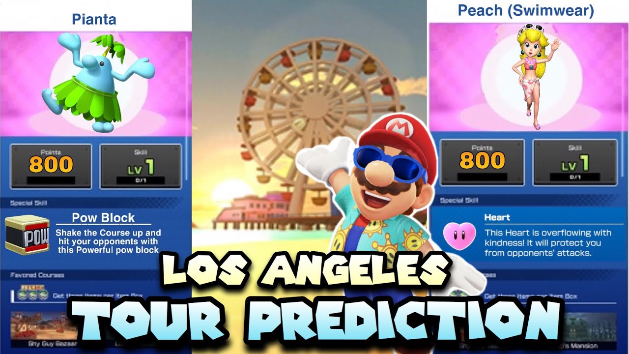 Predicting Mario kart tour: Characters