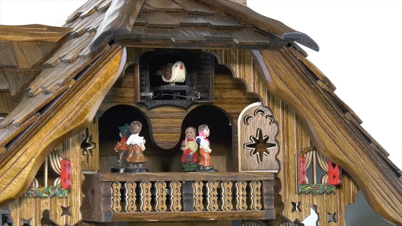 Horloge à Coucou à Quartz Maison De Forêt Noire Avec