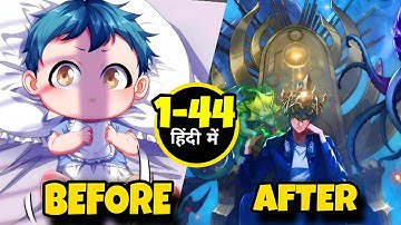 Reborn as a Baby, He Unlocks the Infinite Evolution System From Scratch Explained Hindi [1-41]