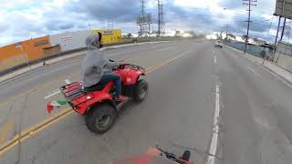 Minibike riding from Long Beach to chuyitos view rip 