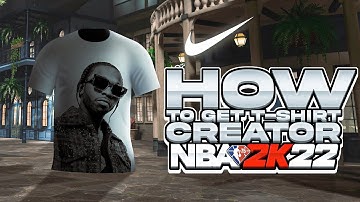 HOW TO MAKE CUSTOM T-SHIRTS in NBA 2K22 OFF RIP *NO GRIND* NEEDED NBA 2K22!