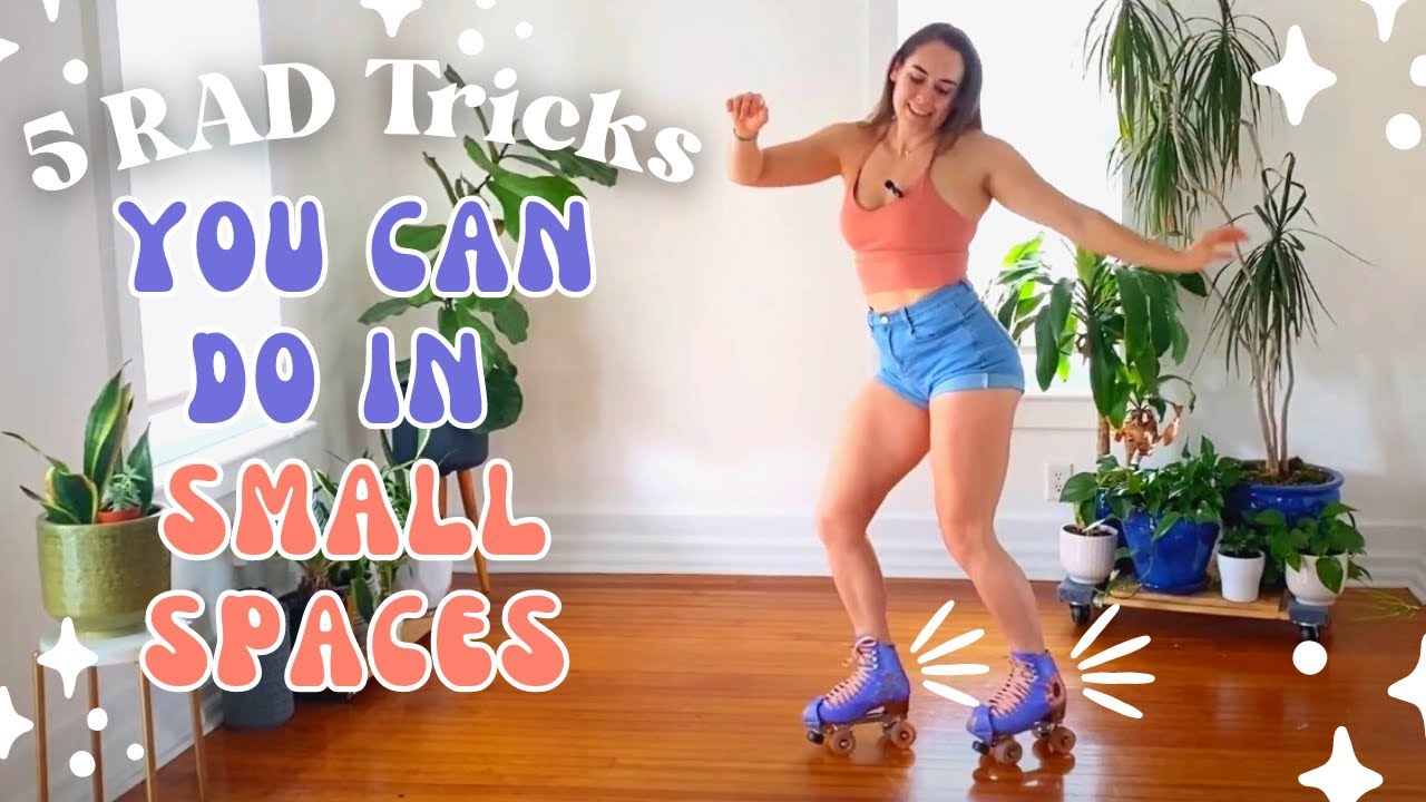 5 крутых трюков на роликах для небольших пространств (урок для начинающих) День 8