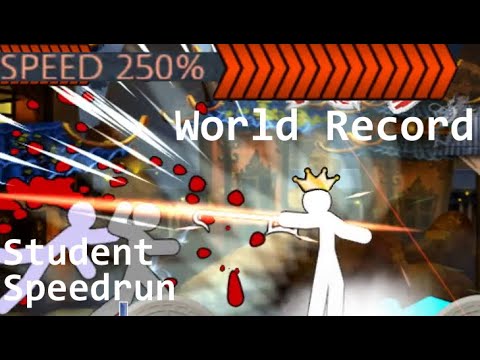 [World Record] Speedrun of One Finger Death Punch Student in 1:09:13