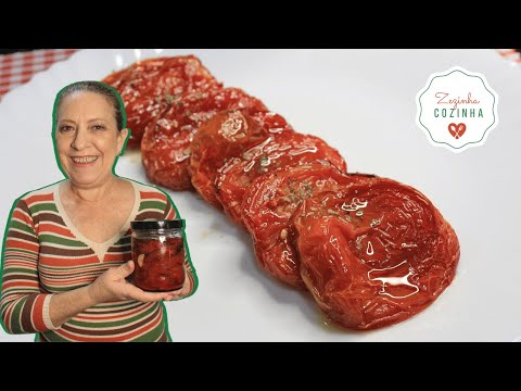 Vídeo: Receita De Tomate Seco