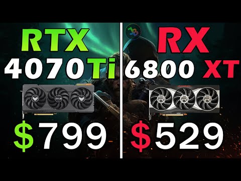 RTX 4070 Ti vs RX 6800 XT | REAL Test in 14 Games 1440p | Rasterization, Ray Tracing, DLSS 3 FG, FSR