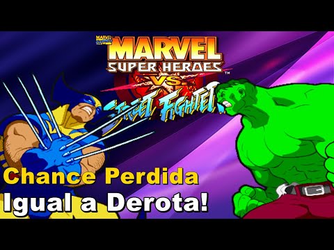 Uma Oportunidade Perdida é Fim de Jogo! - Marvel Super Heroes vs Street Fighter.