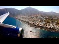 British Airways 652 Approach, Landing, and Taxi At Santorini (Thira) Airport | JTR | Airbus A320-200