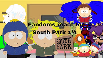Fandoms react 1/4 South Park Sanrio piggy and gacha club :3