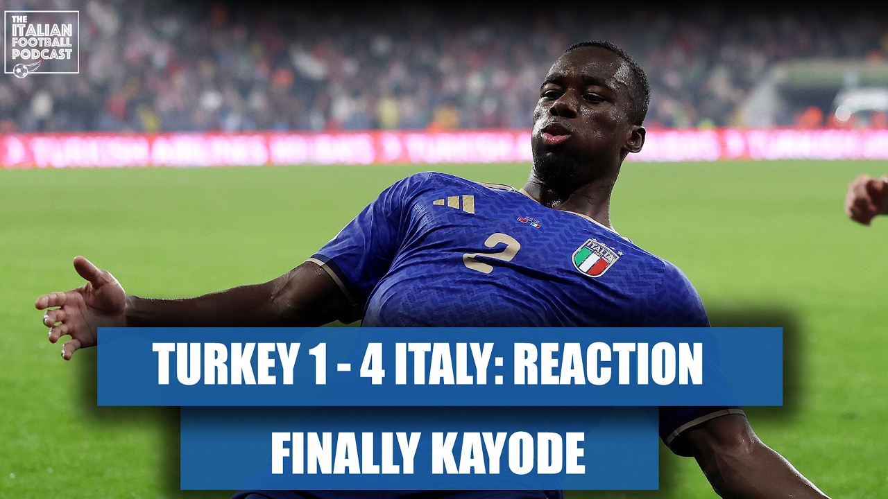 Turkey vs Italy 1-4 REACTION: Michael Kayode Dream Debut ๐