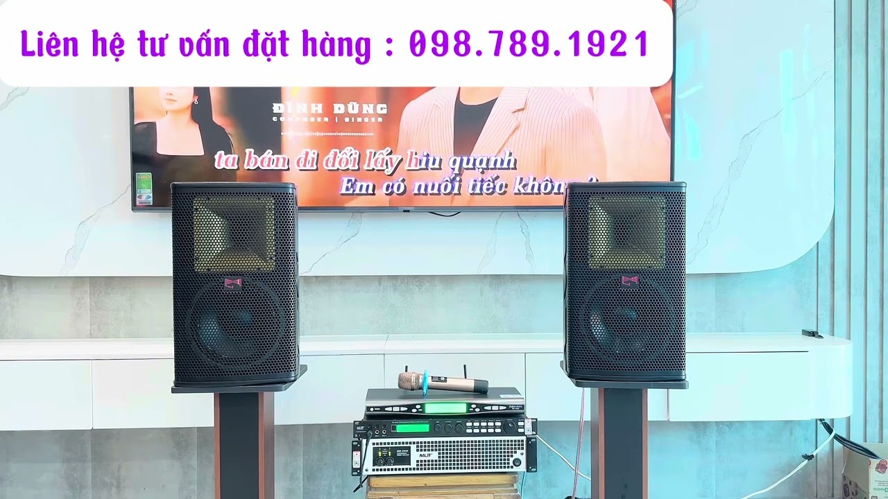 Dải míc cực đẹp với bộ loa JD PN10 bát 25 ( Tây Ban Nha )