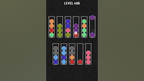 ball sort puzzle level 496