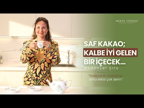 Saf Kakao; Kalbe İyi Gelen Bir İçecek... Sadece iki malzeme ama etkisi çok derin
